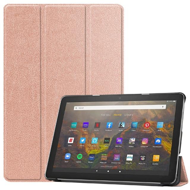 Bao Da Máy Tính Bảng Nắp Lật Nam Châm Thông Minh Cho Amazon New Fire Hd 10 2021 10 Plus 2021 11th Gen