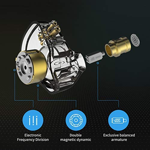 Tai Nghe Nhét Tai Có Mic Knowledge Zenith KZ ZSN Pro - Hàng Chính Hãng