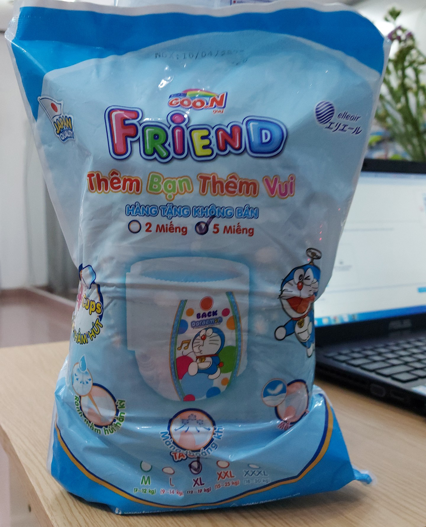 Tã Quần GOON Friend XXL34 Mẫu Mới [Tặng 5 miếng cùng loại]