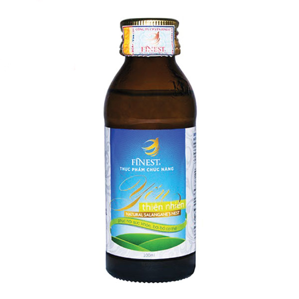 Nước yến thiên nhiên (không đường) Finest dành cho mọi đối tượng, đặc biệt là người tiểu đường, người ăn kiêng