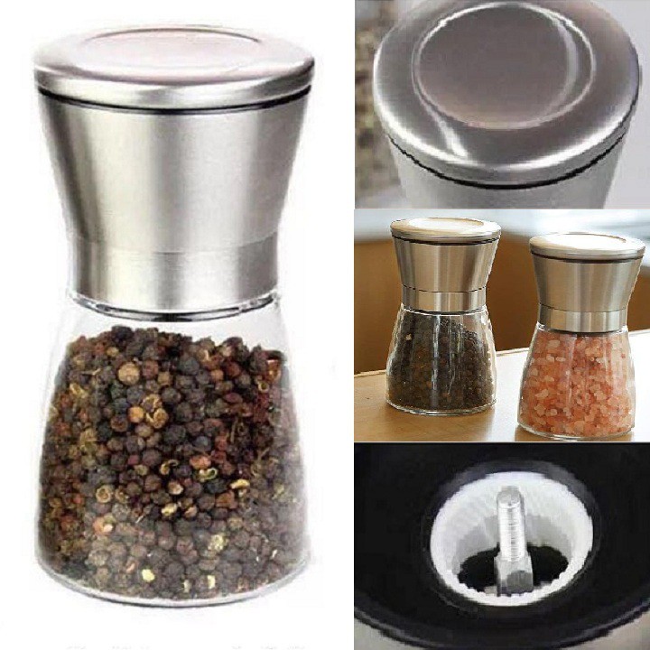 Combo 2 lọ Xay Tiêu Bằng Inox sang trọng