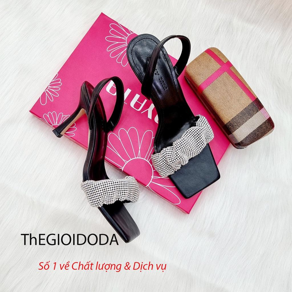 SANDAL Đính kim tuyến cc 6868-8