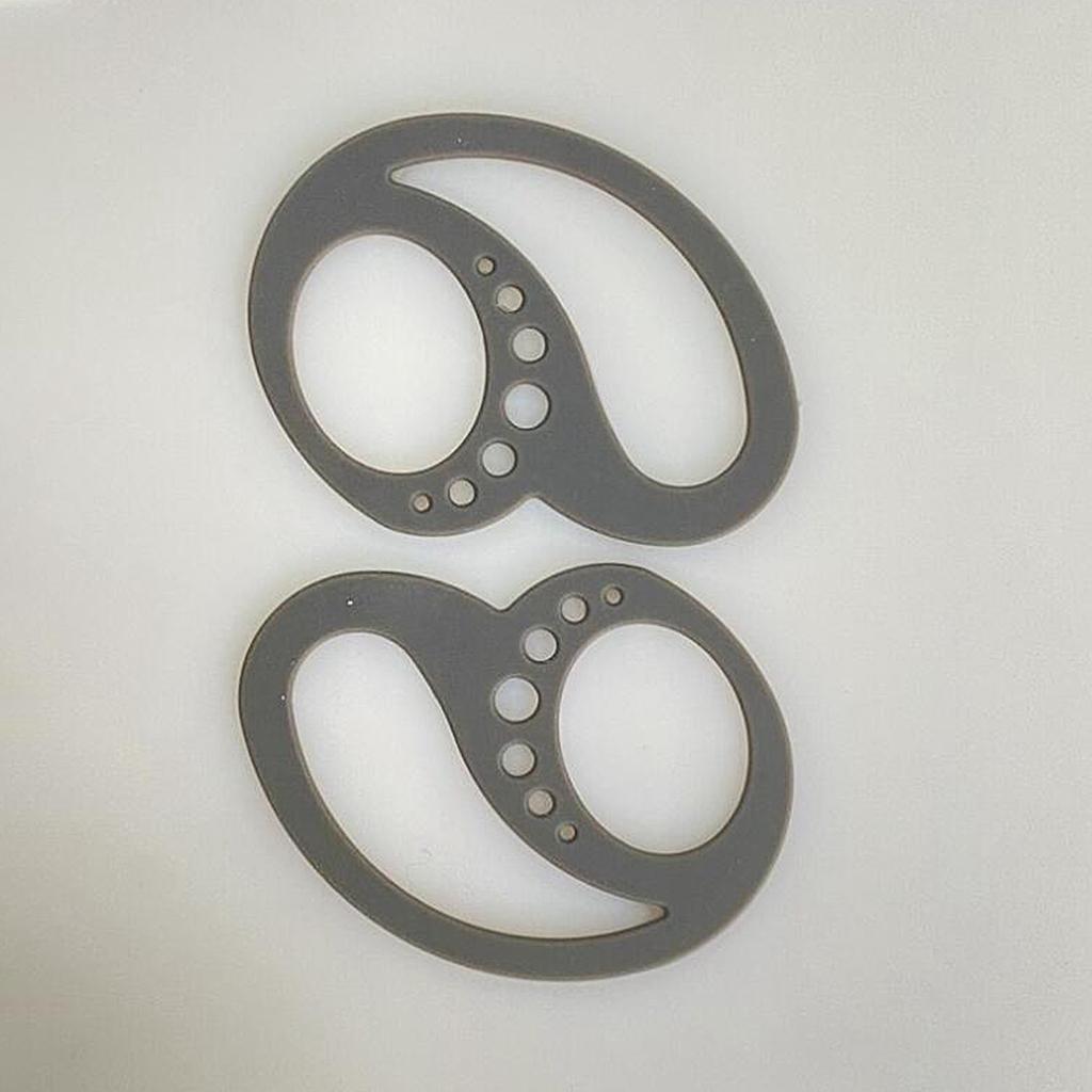 One pair Silicone Anti-lost Ear Hook Holder Ear Clip for Headphone Wireless Earphones Running Cycling