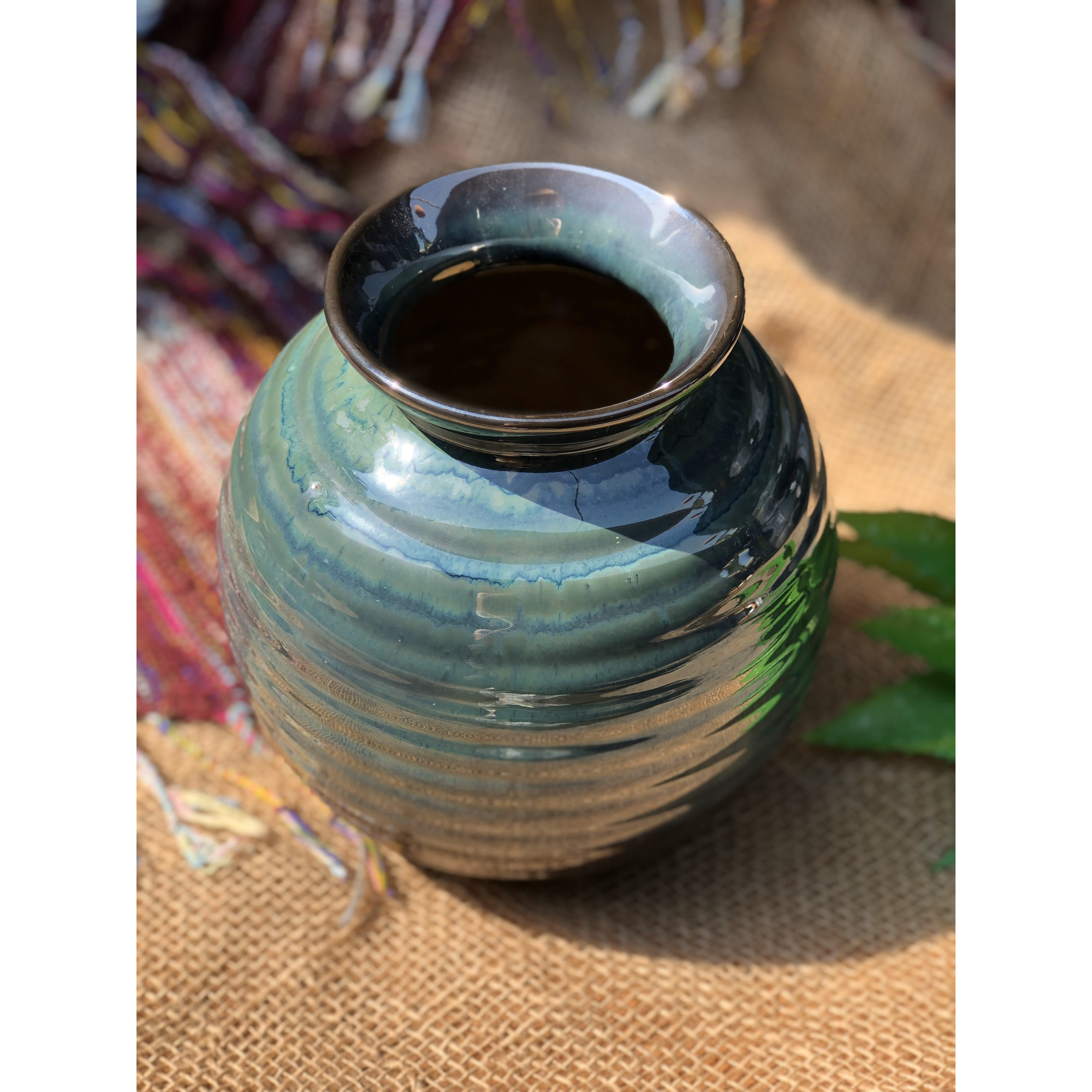 Vò cắm hoa hỏa biến