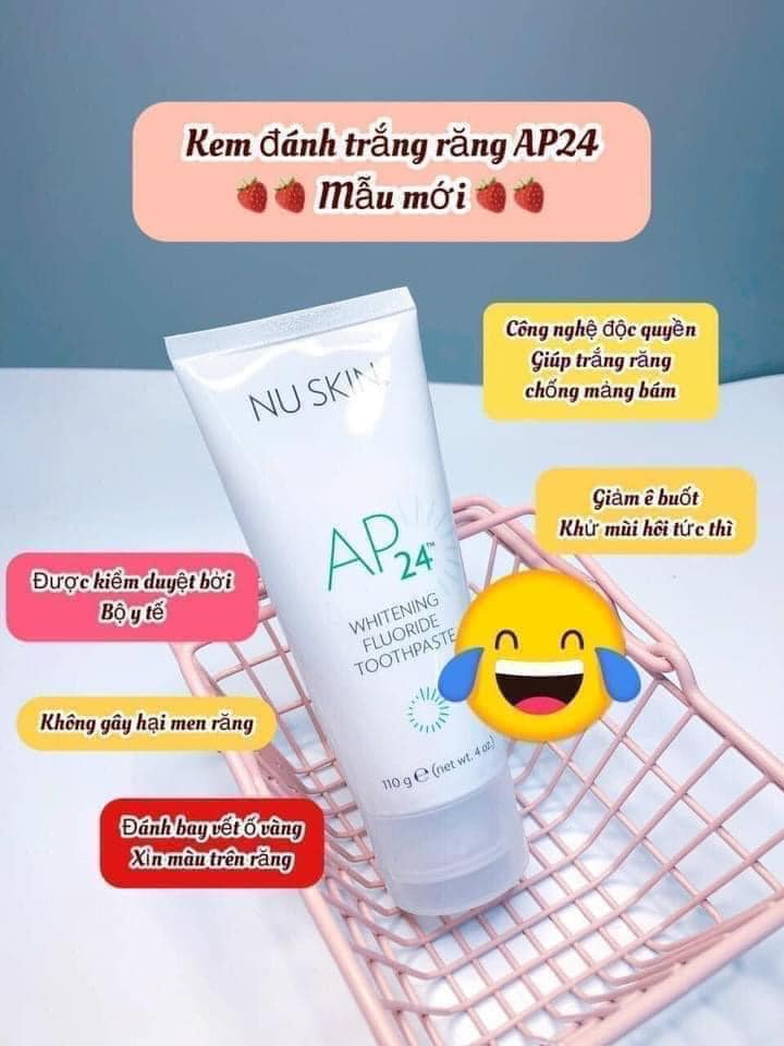 Combo 02 Kem Đánh Răng Nuskin Ap24 Whitening Fluoride Toothpaste