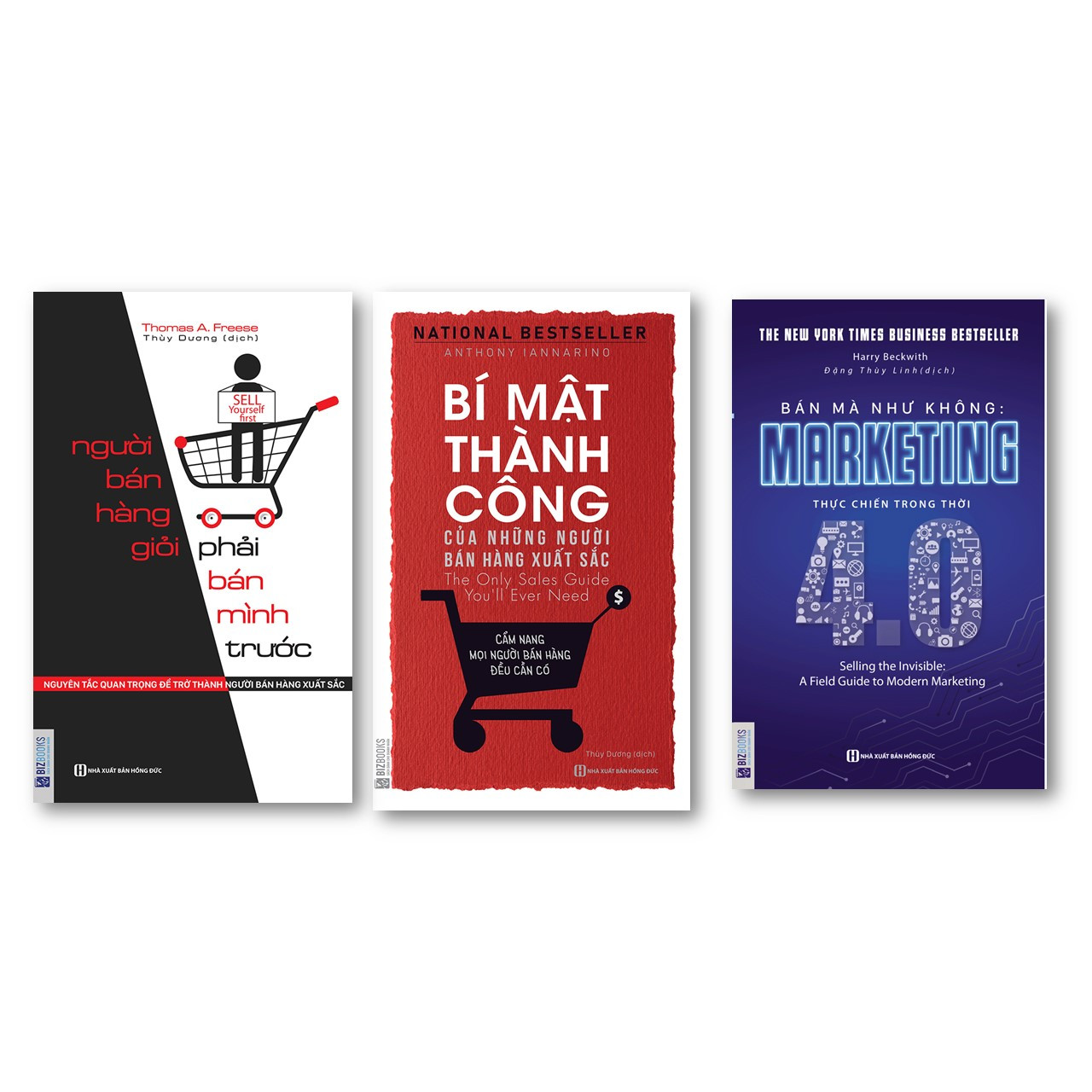 Combo Người bán hàng giỏi phải bán mình trước +  Bán mà như không : Marketing thực chiến trong thời 4.0 + Bí mật thành công của những người bán hàng xuất sắc