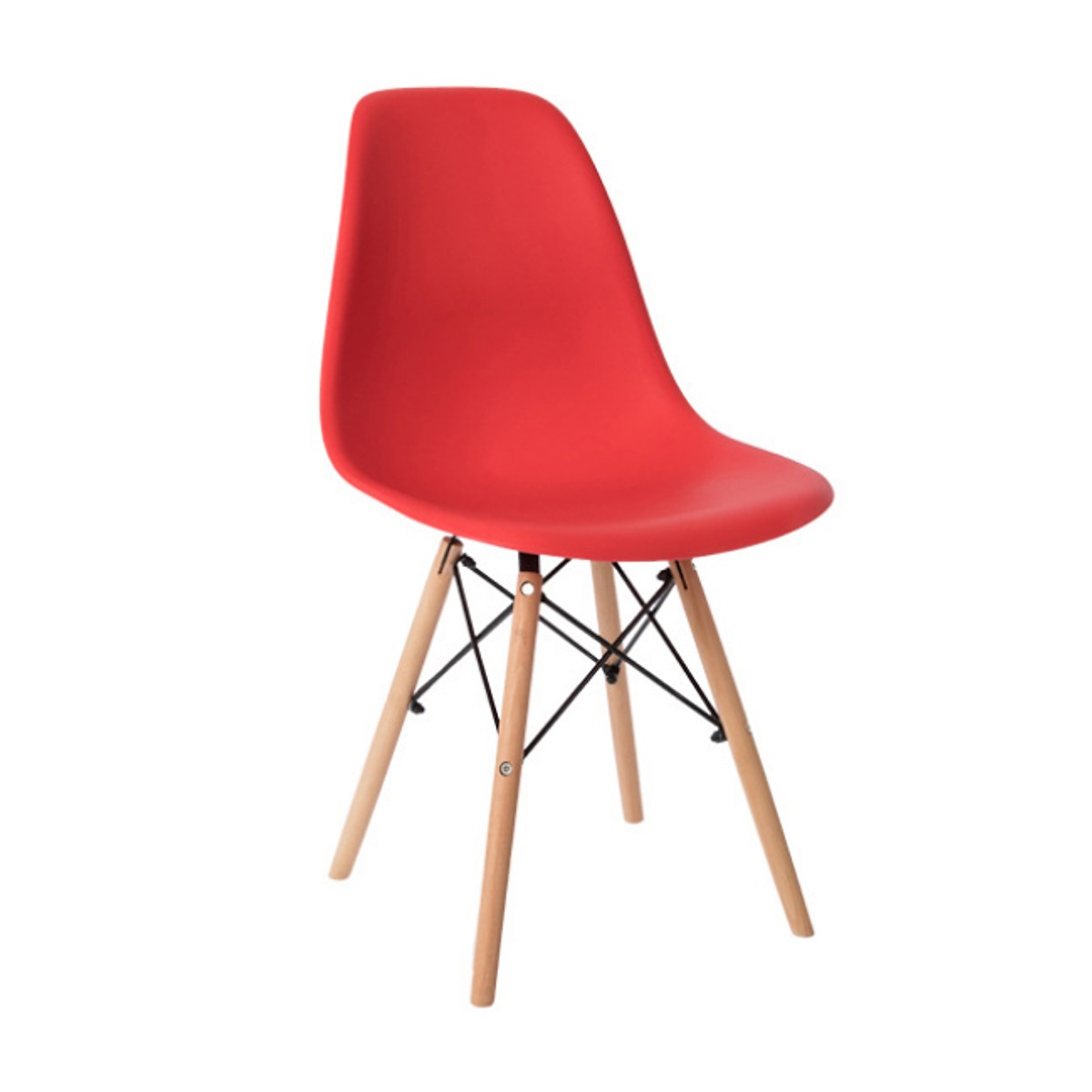 Ghế Nhựa Chân Gỗ Eames DSW