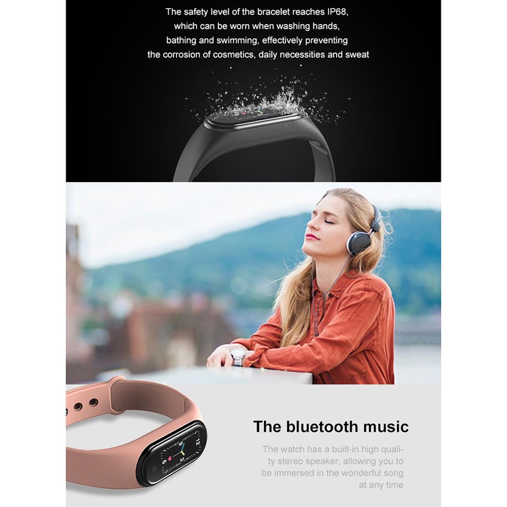 Bluetooth Smart Watch Wristband Fitness Bracelet For iOS & Android
