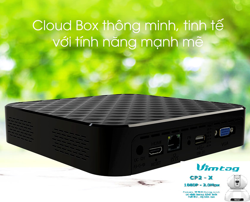 Đầu Ghi Cloud Box S1 Cao cấp cho Camera Vimtag USA - Hàng nhập khẩu