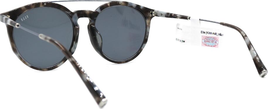 Kính mát nữ, kính mát unisex chính hãng ELLE EL15733 GM  - Hoạ tiết xám đen