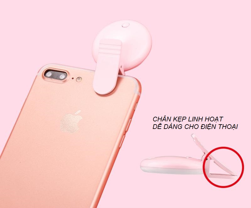 Đèn selfie tự sướng mini phong cách Hàn Quốc làm đẹp da - EM042