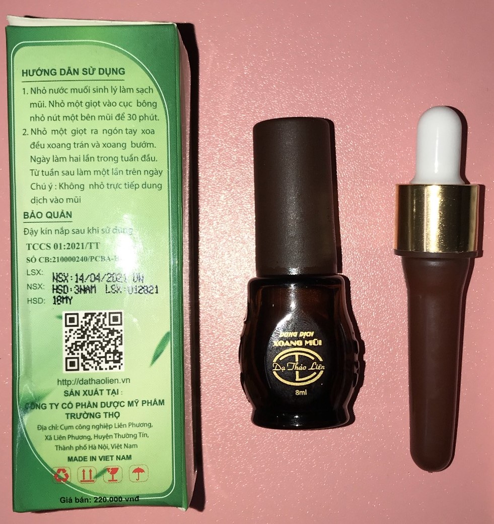 Dung Dịch Xoang Mũi Dạ Thảo Liên 8 ml Cực Mạnh