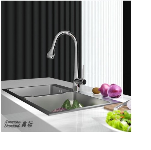 Vòi bếp nóng lạnh cao cổ dây rút đầu phun American Standard WF-5634
