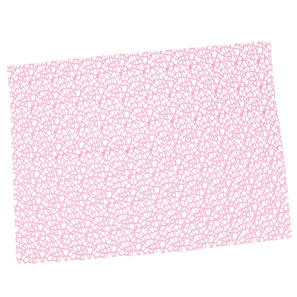 Decorative Display Mat for Optical Retail Shop, Soft Rubber, 28x20" Rose Red