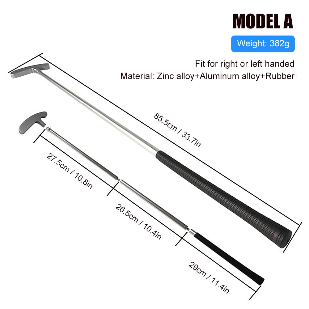 Gậy đánh gôn bằng hợp kim kẽm, thiết kế 3 phần dễ chơi cho người mới bắt đầu