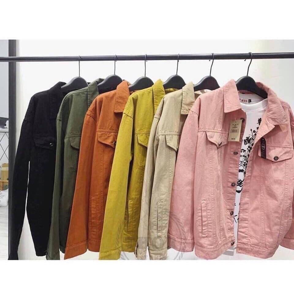 Áo khoác jacket kaki unisex