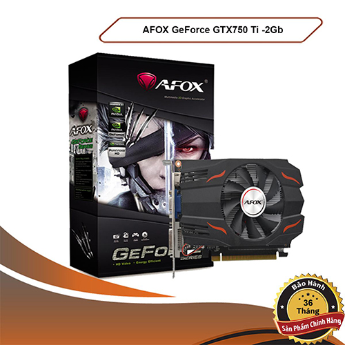 VGA AFOX GTX-750TI (2GB / 128bit / DDR5 ) - Hàng Chính Hãng