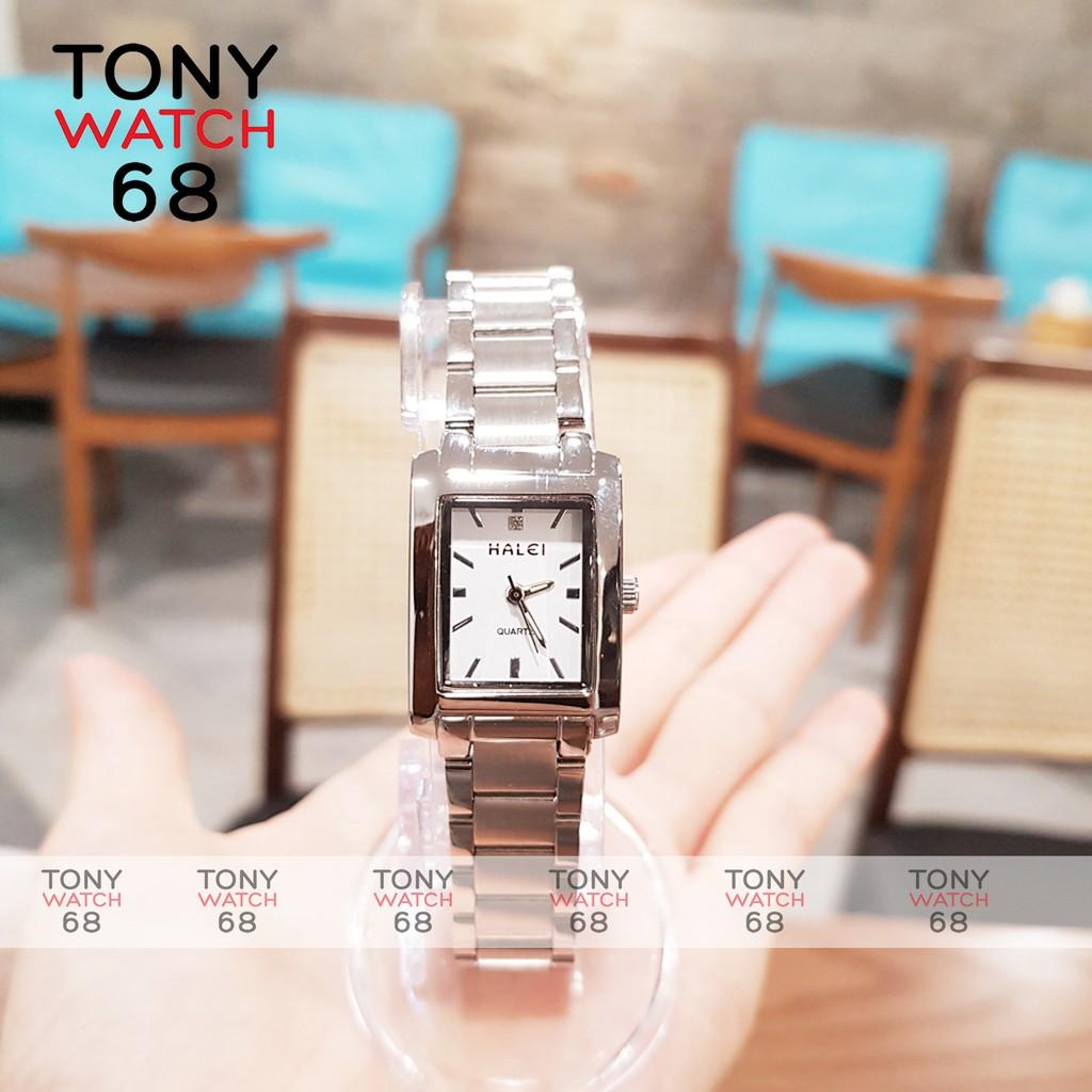 Đồng hồ nữ Halei dây kim loại chống nước chính hãng Tony Watch 68