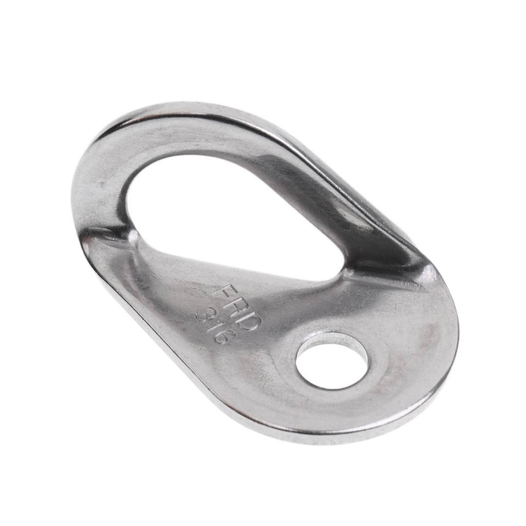 Rock Climbing Bolt Hanger Plate Stainless Steel Wall Climbing Anchor Hanger Hardware Gear