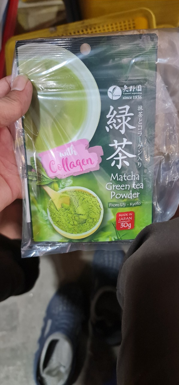 Bột Trà Xanh Yanoen Matcha Collagen 30g