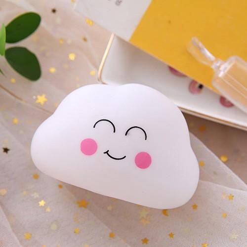 Đèn Decor Trang Trí Đèn Ngủ Cute Dễ Thương Trang Trí Phòng Ngủ LED Pin Hình Ngôi Sao Và Đám Mây 10 cm - HUMI