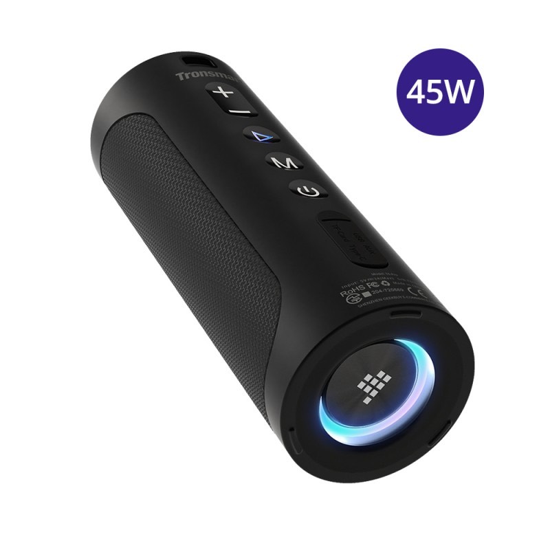 Loa Bluetooth Tronsmart T6 Pro 45W Chống nước IPX6 Ghép nối 2 loa Nhân đôi âm thanh mạnh mẽ - Hàng chính hãng