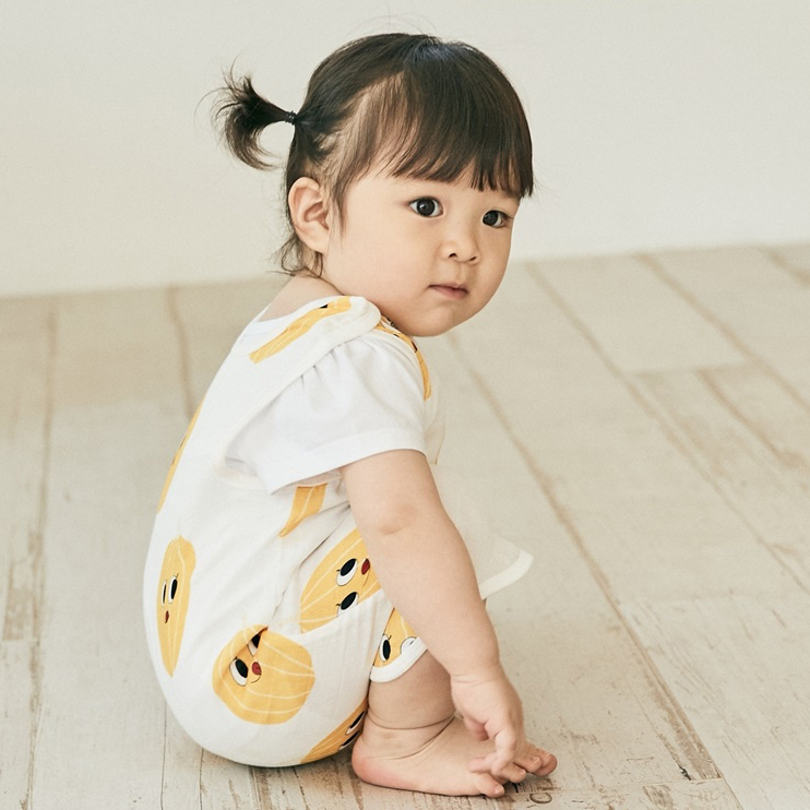 Áo Liền Quần 2 Lớp Chính Hãng Rototo Bebe Chất Liệu Vải Xô Thoáng Mát, Thấm Hút Mồ Hôi Tốt