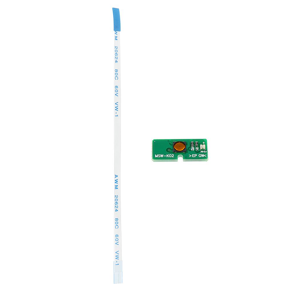 Replacement On/Off Power Switch Button Board + Flex Cable for Sony Playstation PS3 Console 4000 Series