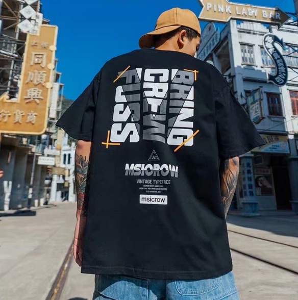 Áo thun tay lỡ Crow Streetwear (unisex nam nữ đều mặc được)