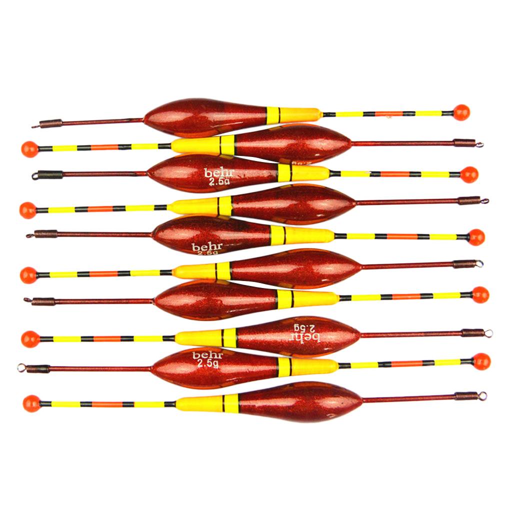 10pcs Fishing Float Bobbers Buoys Fishing Bait Indicators Outdoor Fishing