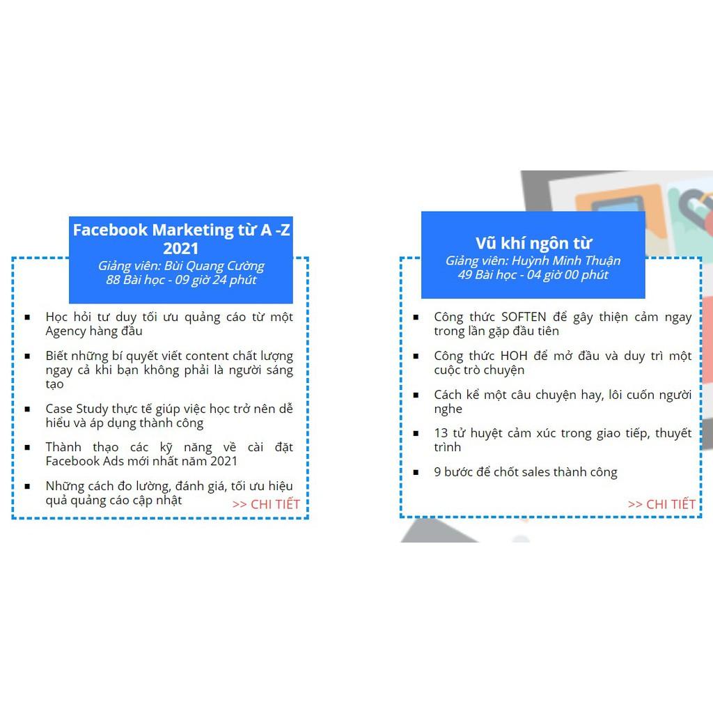 FULL combo 6 khóa học Bán hàng Online tuyệt chiêu gia tăng doanh số đỉnh cao 2021