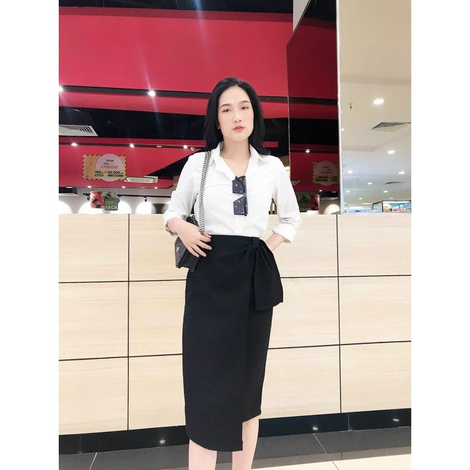 Chân Váy Bút Chì tà lệch - Thời trang thiết kế