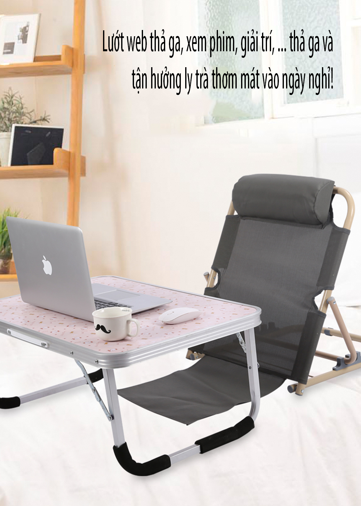 Ghế tựa lưng lười thư giãn D-104