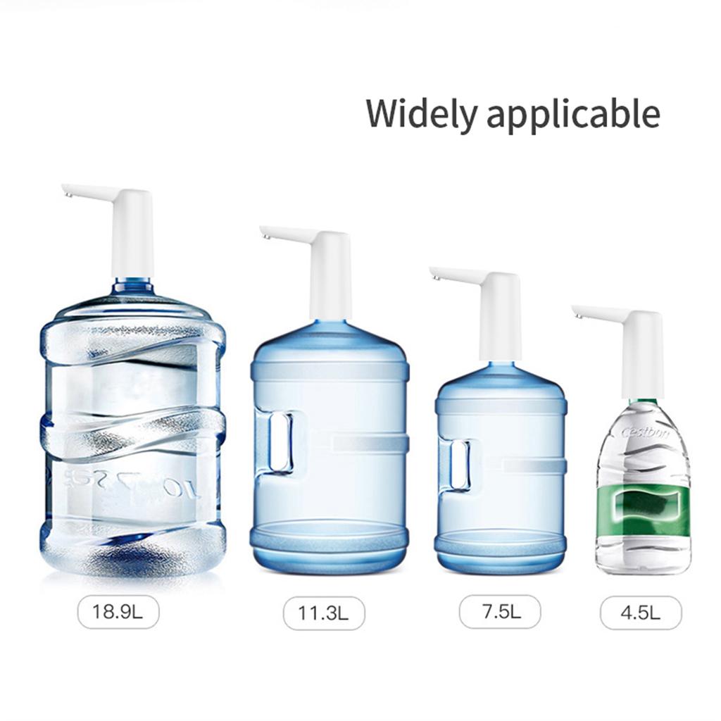 Electric Water Bottle Pump, Gallon Water Dispenser, Automatic Barreled Water Pump USB Portable Home, Easy to Install