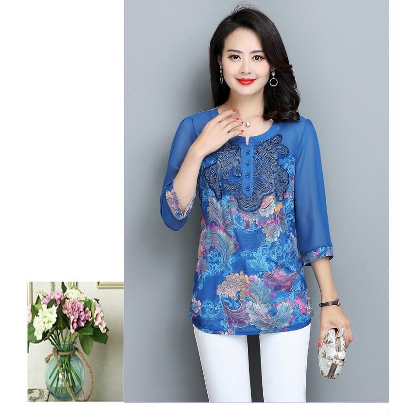 Áo sơ mi cho mẹ_sẵn hàng AM940165