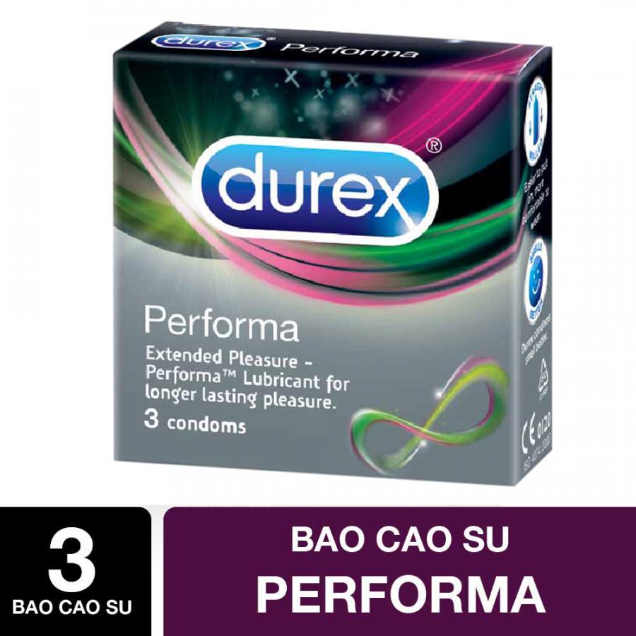 Bộ 3 Hộp Bao Cao Su Durex Performa 3S