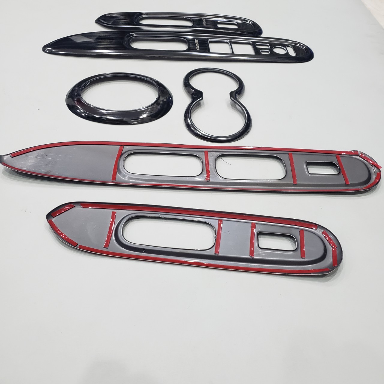 Bộ ốp nội thất Titan cao cấp dành cho xe Honda Brio - 6 Chi tiết