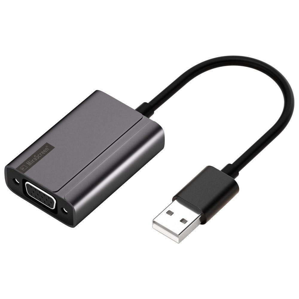 Bộ chuyển đổi USB sang VGA và bộ điều hợp phản chiếu màn hình cáp Full HD âm thanh 1080P