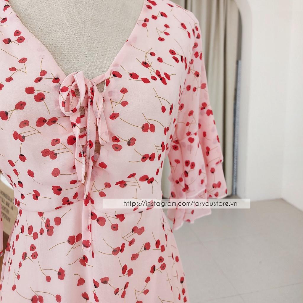 Váy hoa nhí tay bèo