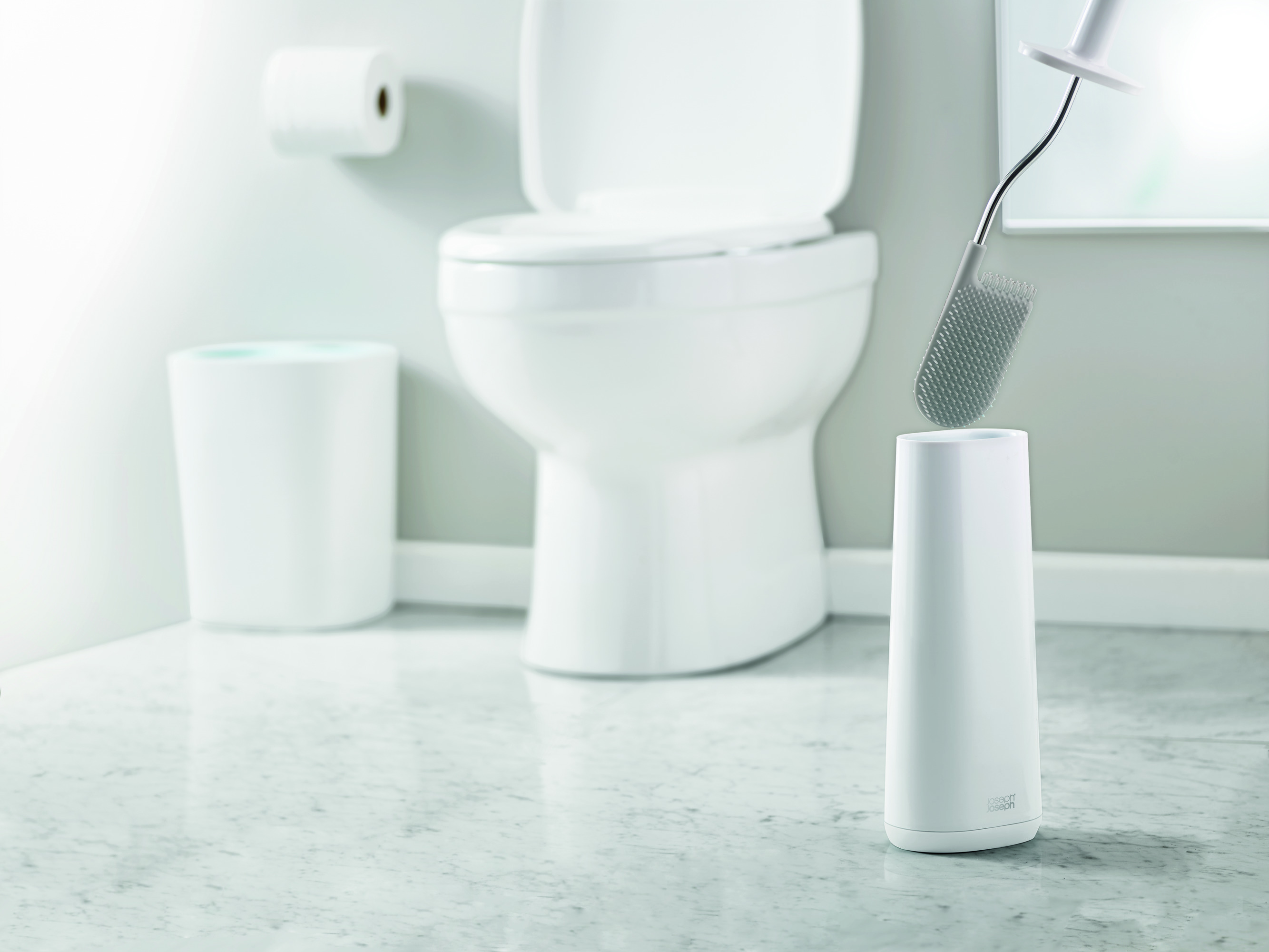 Cọ Toilet Silicon Thông Minh Jospeh Joseph 705065 Xám/Trắng