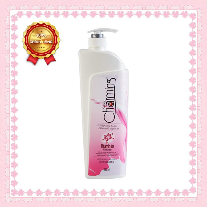 SỮA TẮM TRẮNG VÀ MỊN DA KANAC CHARMING 1.2L