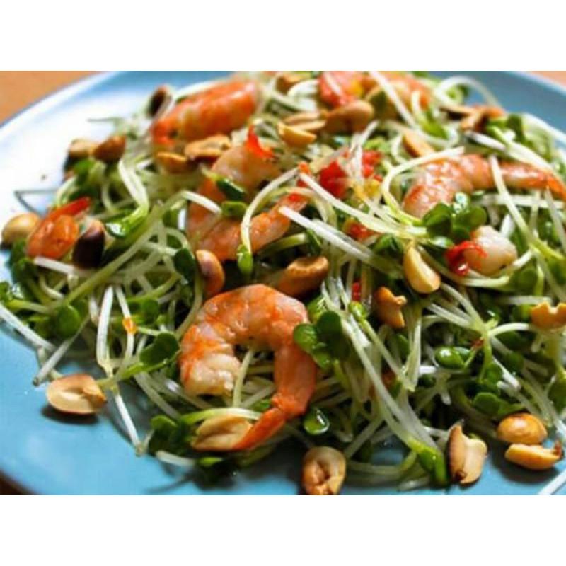 Hạt giống rau mầm củ cải trắng gói 50g