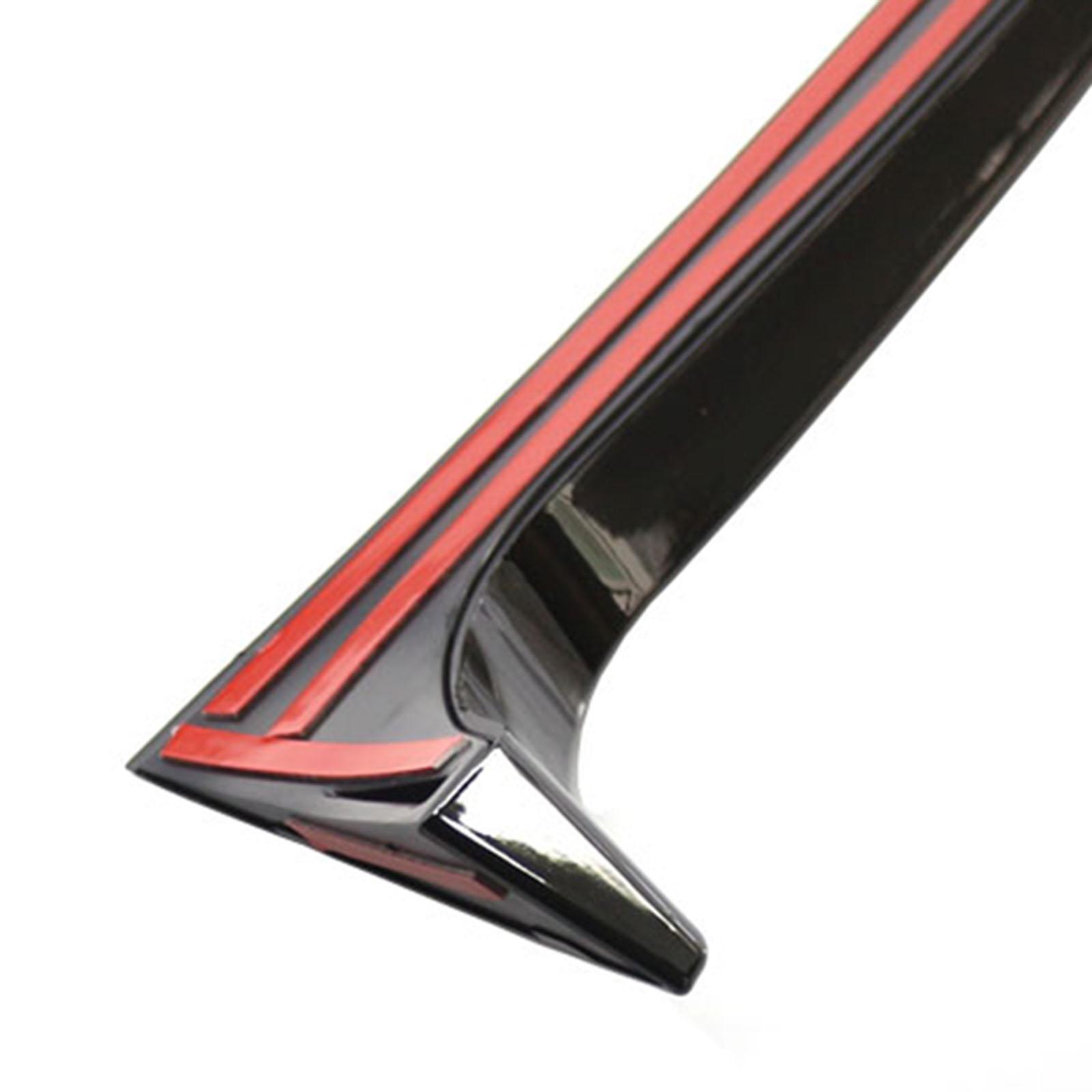 2Pcs Rear Roof Window Side Spoiler Wing Custom Parts for VW Golf 6 GTI