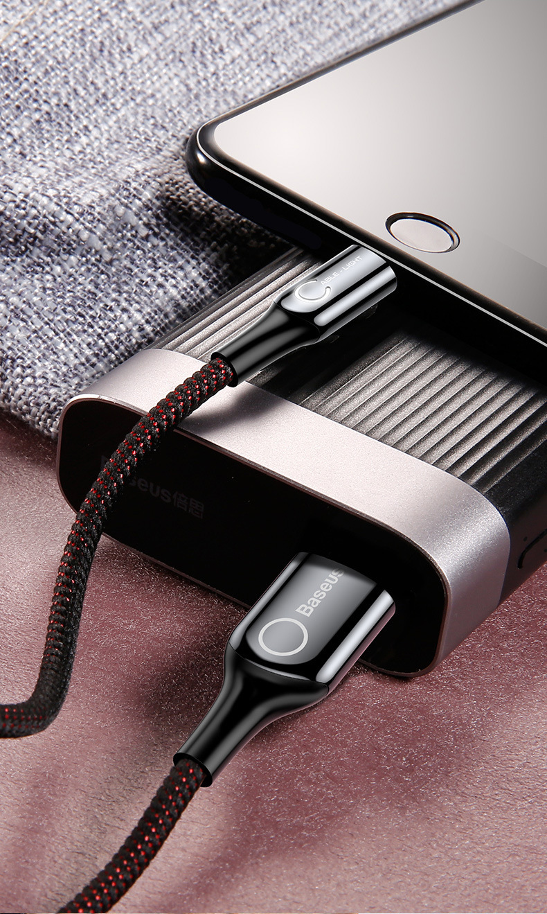 Cáp sạc tự ngắt cho iphone chính hãng baseus