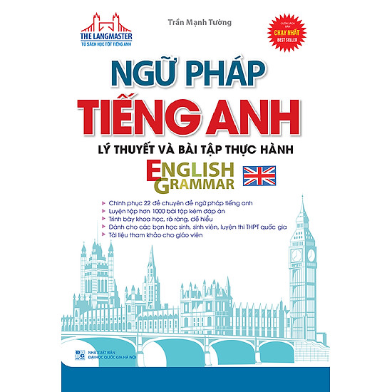 The Langmaster - Ngữ Pháp Tiếng Anh Lý Thuyết Và Bài Tập Thực Hành English Grammar / Sách Học Ngoại Ngữ (Tặng Kèm Bookmark Happy Life)