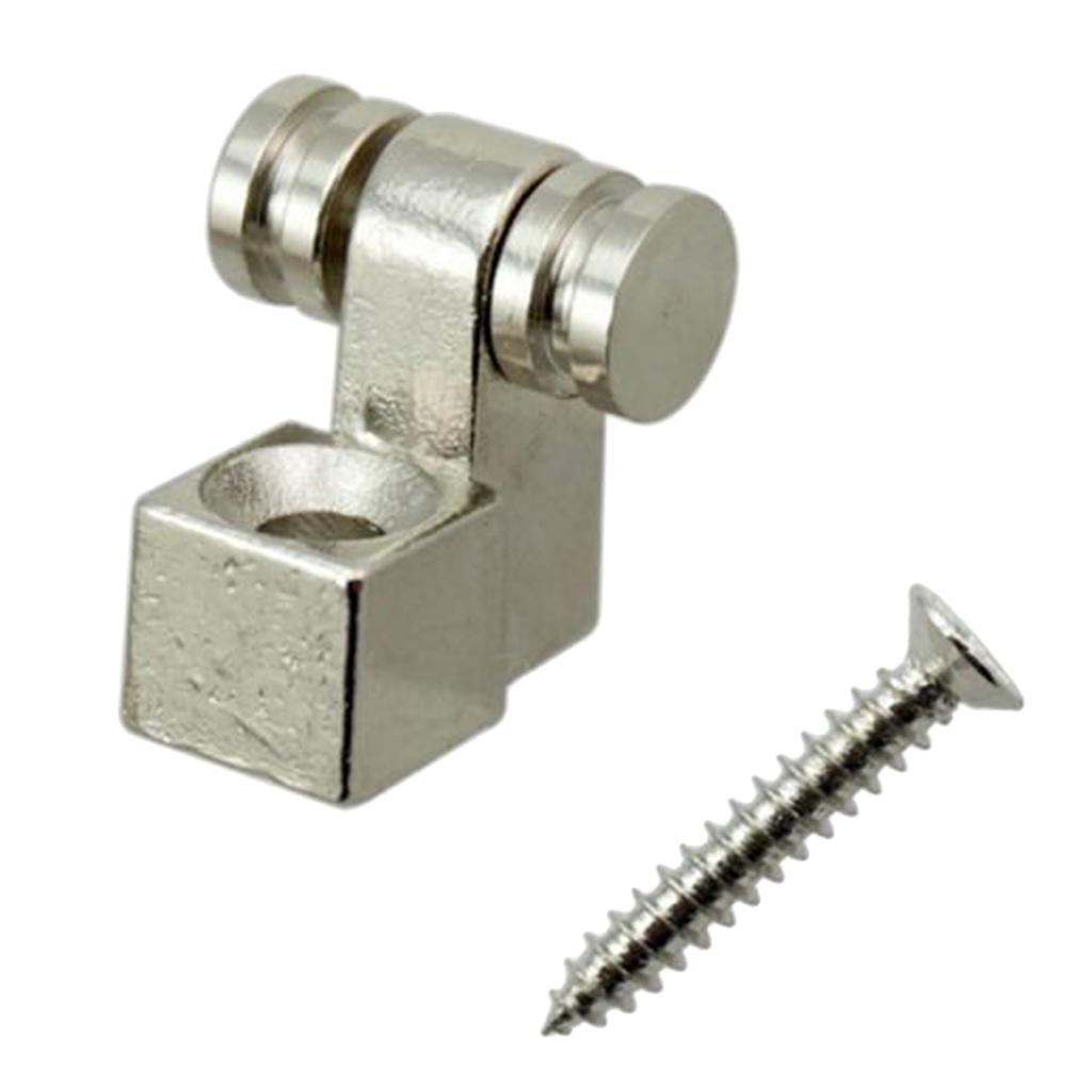 5pcs Silver Metal Roller String Trees Retainer for Musical Instruments Parts