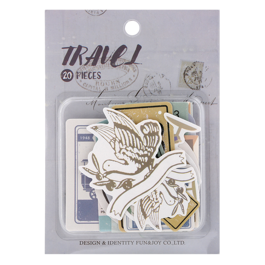 Set 20 Sticker Trang Trí - Chủ Đề Travel