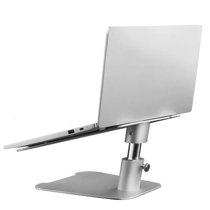 Giá đỡ laptop stand nhôm nguyên khối có thể điều chỉnh độ cao