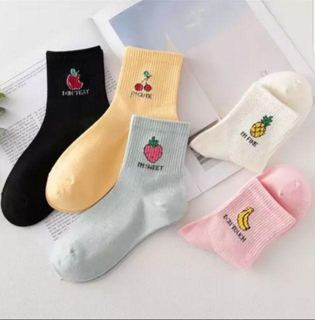 Tất hoa quả cao cổ