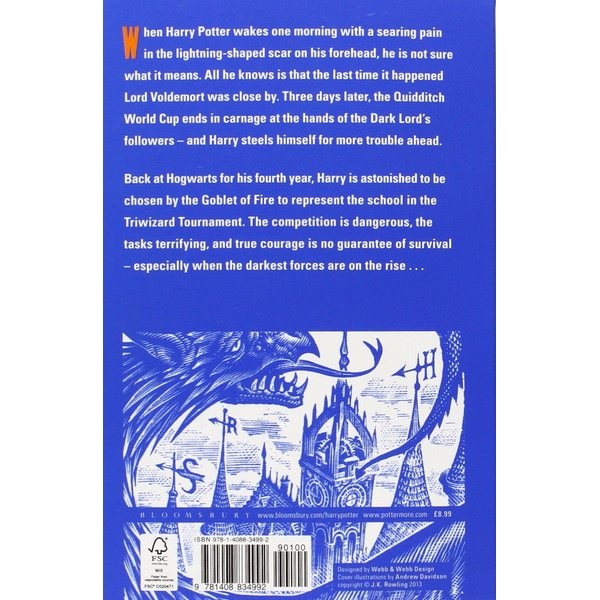 Harry Potter Part 4: Harry Potter And The Goblet Of Fire (Paperback) - Harry Potter và chiếc cốc lửa (English Book)